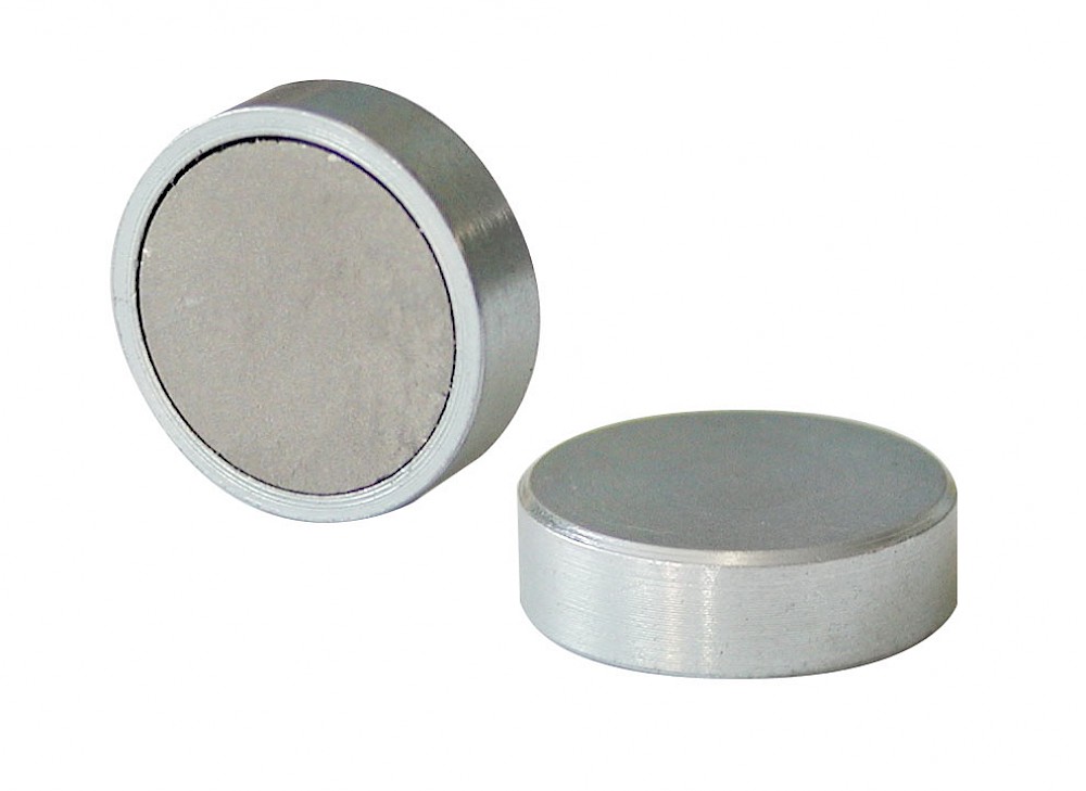 Eclipse - Ceramic Pot Magnets; Diameter (Inch): 1-1/4; Height (Inch): 0.19  in; Height (mm): 0.19 in; Hole Internal Diameter: 0.138 in; Average Pull  Force (Lb.): 4; 1.82 kg; 4 lb; Overall Thickness