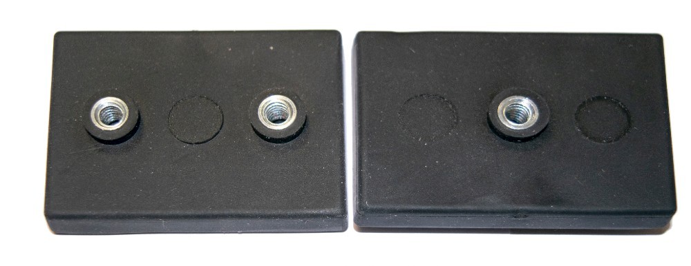 Magnet assembly NdFeB rubber coat with external thread - Magnosphere